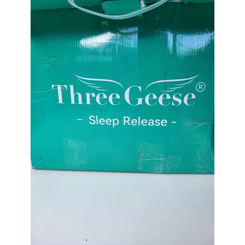Three Geese Pinch Pleat Waterfowl Feathers and Down Comforter Queen Size Duvet